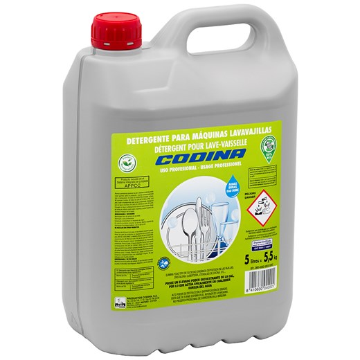 Detergente Lavavajillas Manual para Aguas Medias y Duras 5L